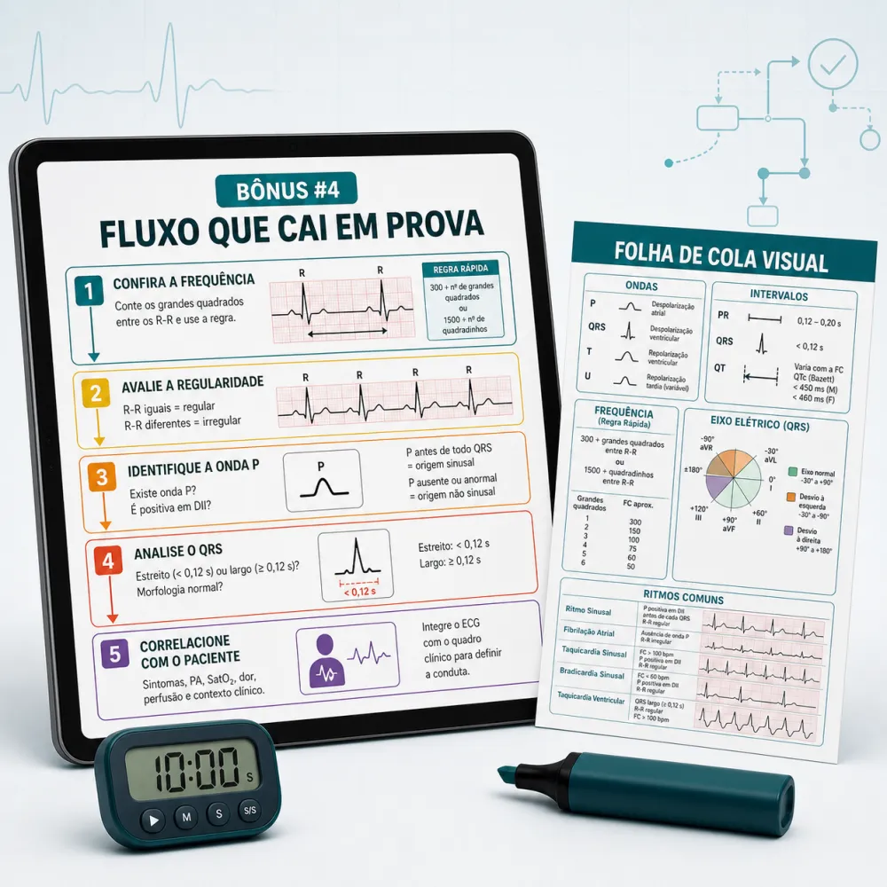 Fluxo Que Cai em Prova + Folha de Cola Visual